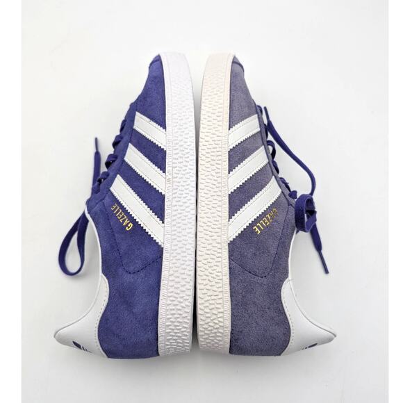 Adidas Gazelle Sneaker Shoes Youth Energy Ink Purple White Size US5 EU37 1/3 - Picture 6 of 13